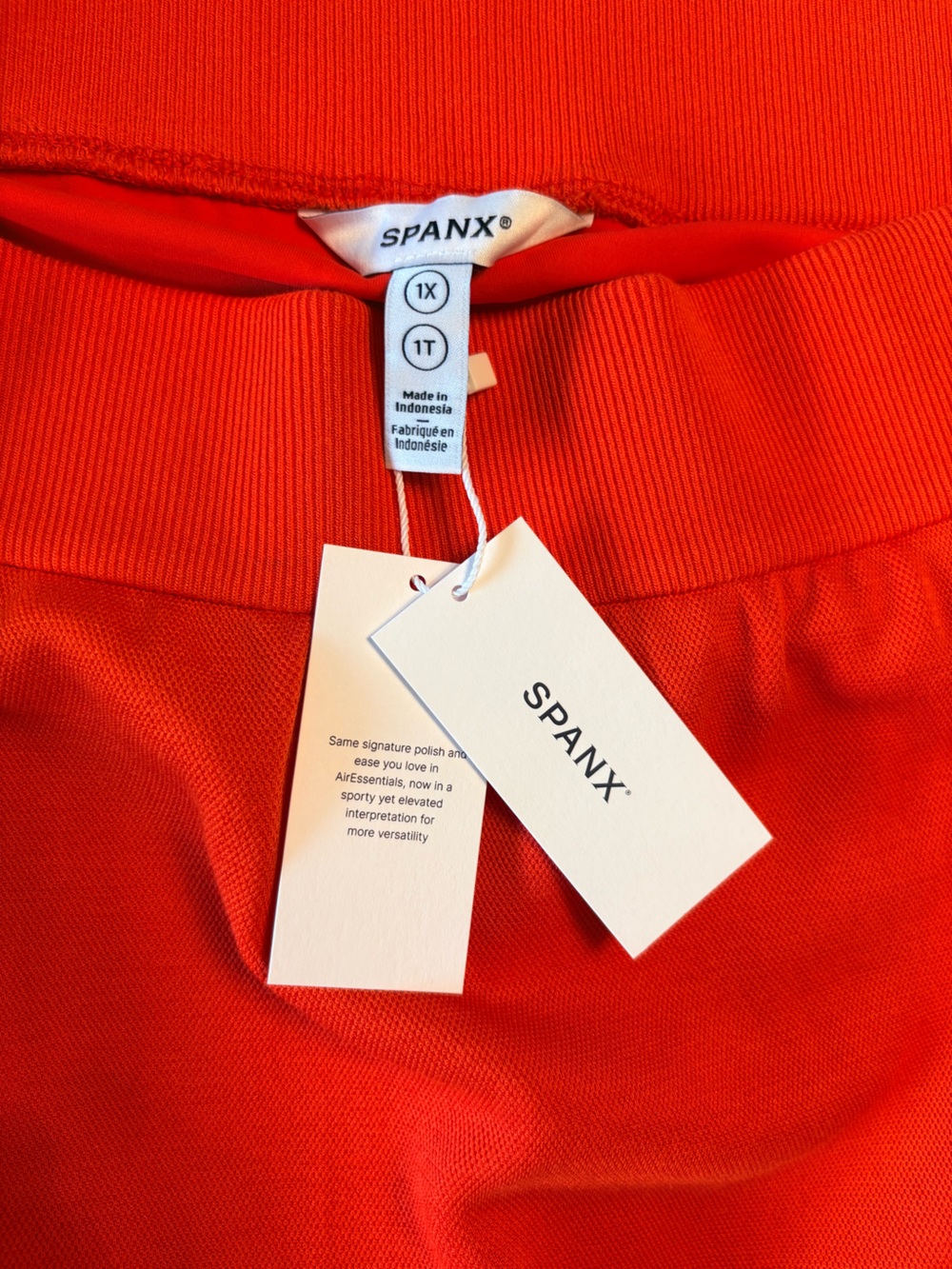 SPANX Women’s AirEssentials Pique Skort in Poppy Size 1X. NWT - Picture 5 of 8
